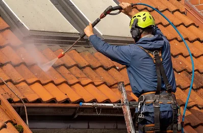 Démoussage et hydrofuge de toiture à Lasse